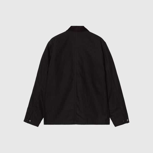 Carhartt WIP Michigan Coat - Black / Black Rigid - Back