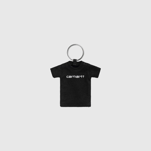 Carhartt WIP Mini Script T-Shirt Keychain - Black