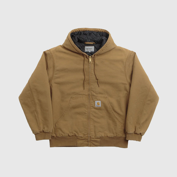 Carhartt WIP OG Active Jacket - Hamilton Brown Stone Canvas - Front