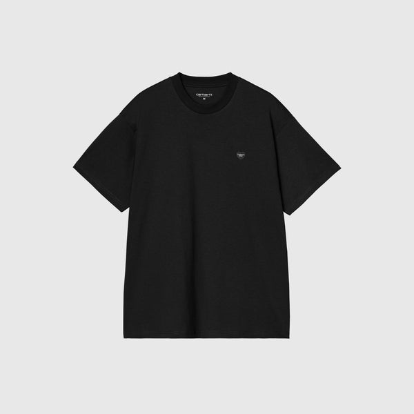 Carhartt WIP S/S Small Heart Tee - Black / Black - Front
