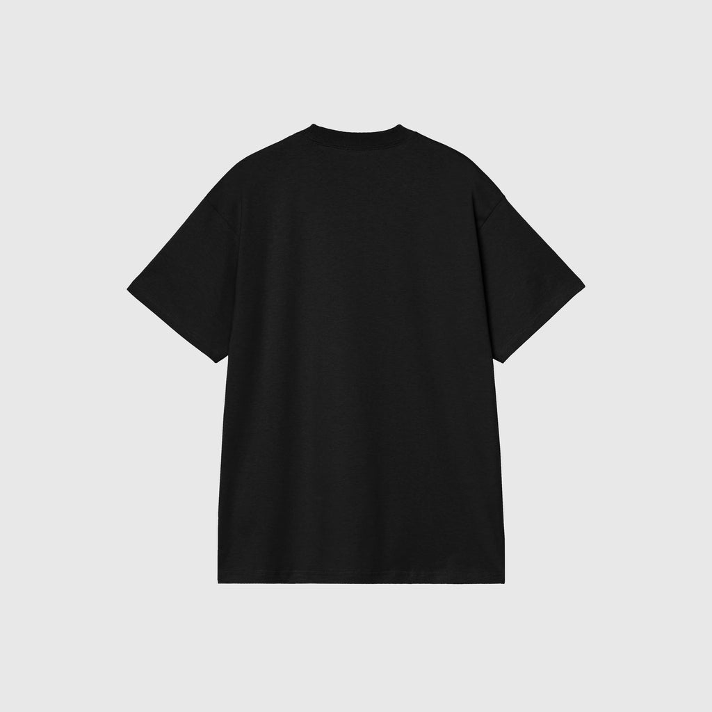 Carhartt WIP S/S Small Heart Tee - Black / Black - Back