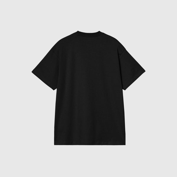 Carhartt WIP S/S Small Heart Tee - Black / Black - Back
