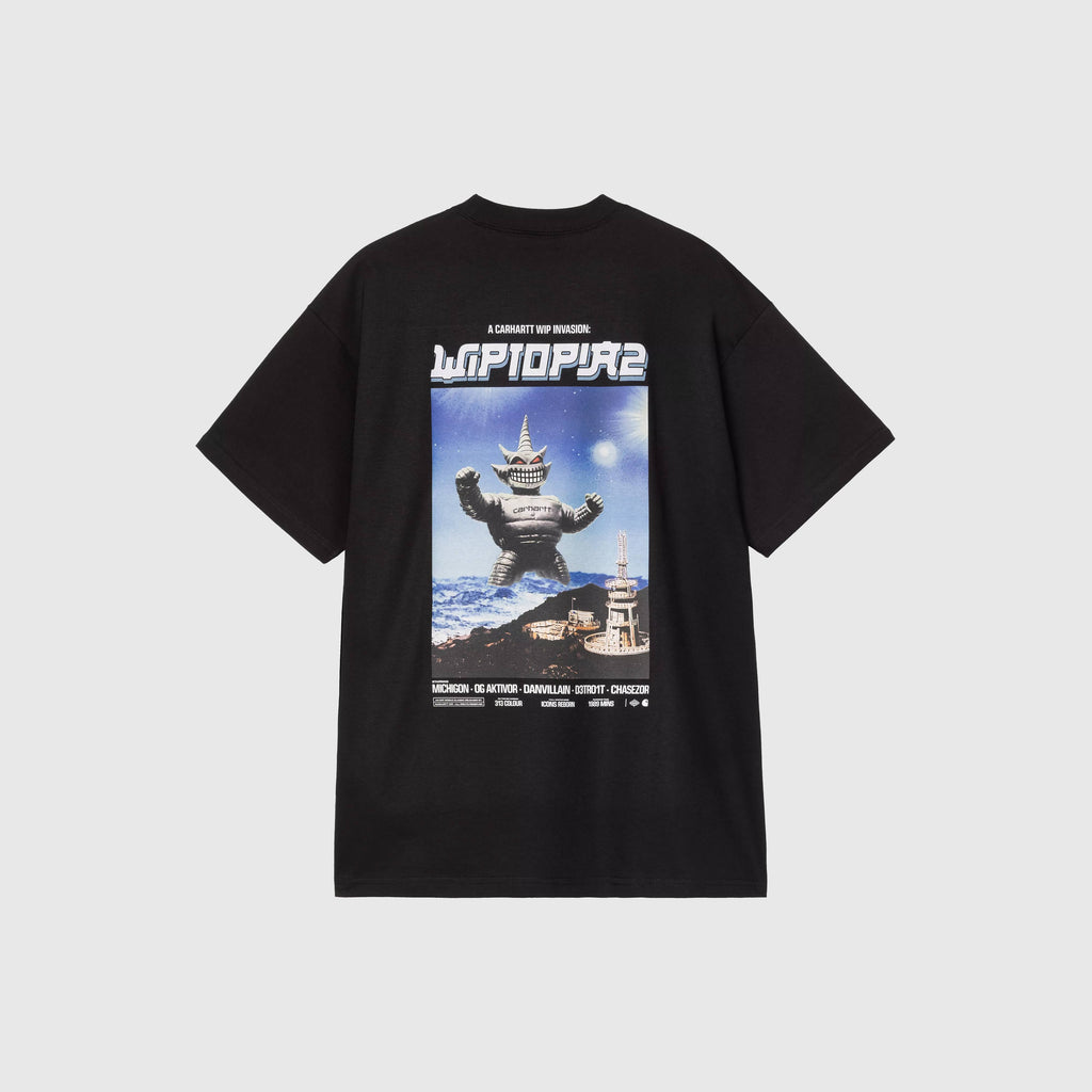 Carhartt WIP S/S Wiptopia II Tee - Black - Back
