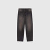 Carhartt WIP Aaron Pant - Black Tobacco Used Wash - Front