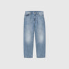 Carhartt WIP Aaron Pant - Blue Burst Washed - Front