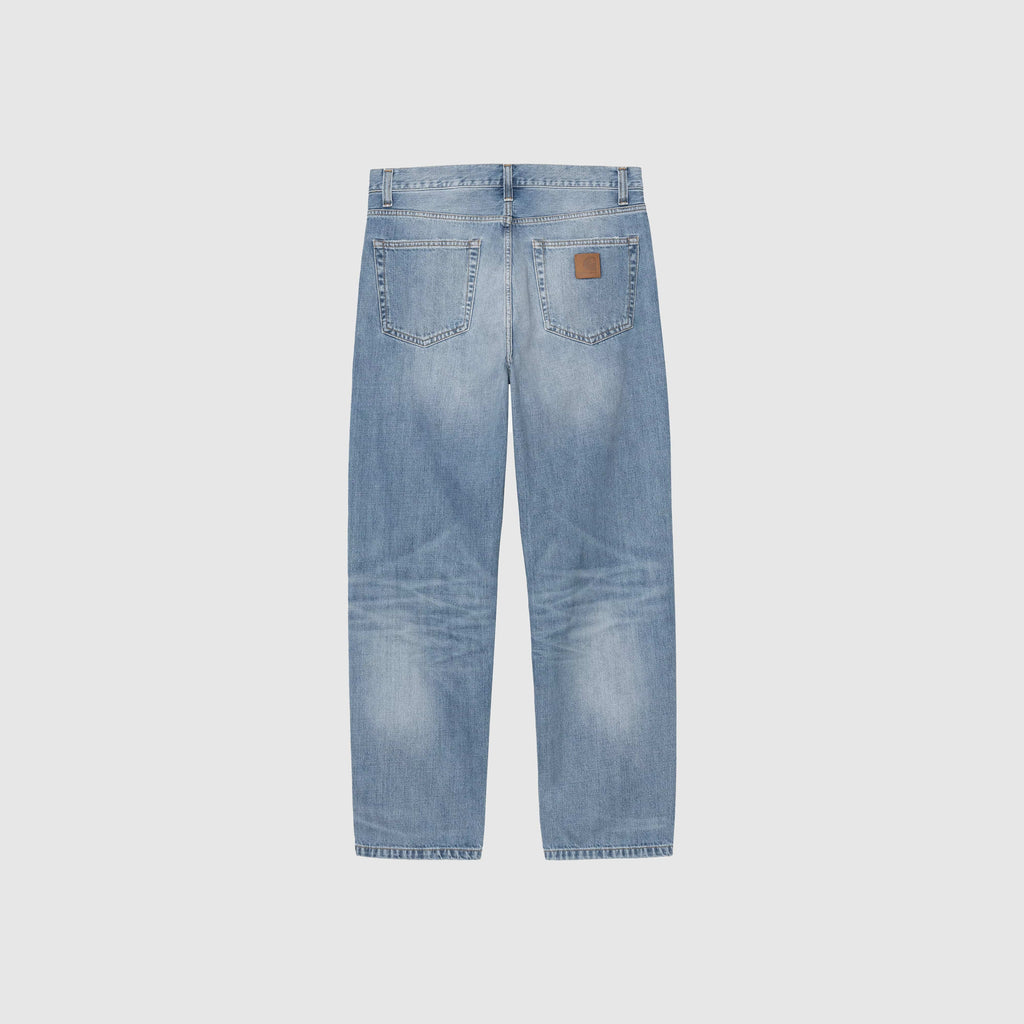 Carhartt WIP Aaron Pant - Blue Burst Washed - Back
