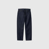 Carhartt WIP Aaron Pant - Blue Rinsed - Front
