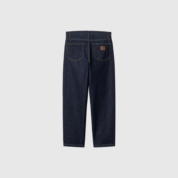 Carhartt WIP Aaron Pant - Blue Rinsed - Back