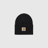Carhartt WIP Acrylic Watch Hat - Black - Front