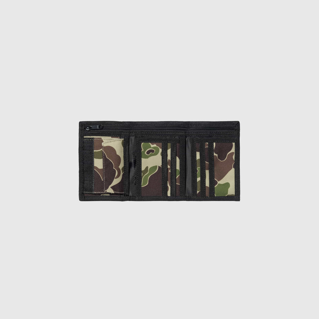 Carhartt WIP Alec Wallet - Camo Duck Green - Open