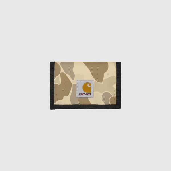 Carhartt WIP Alec Wallet - Camo Duck / Desert - Front