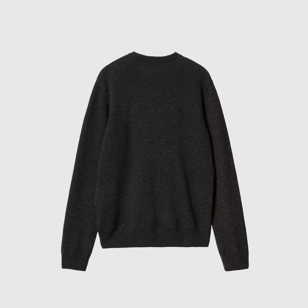 Carhartt WIP Alten Sweater - Black Heather - Back