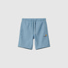 Carhartt WIP American Script Sweat Short - Frosted Blue - Front