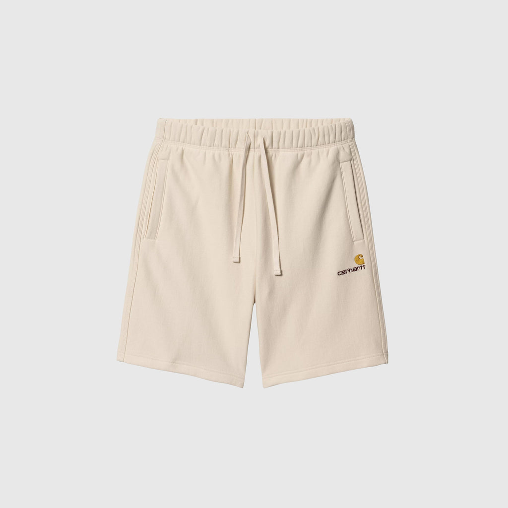 Carhartt WIP American Script Sweat Short - Natural - Front