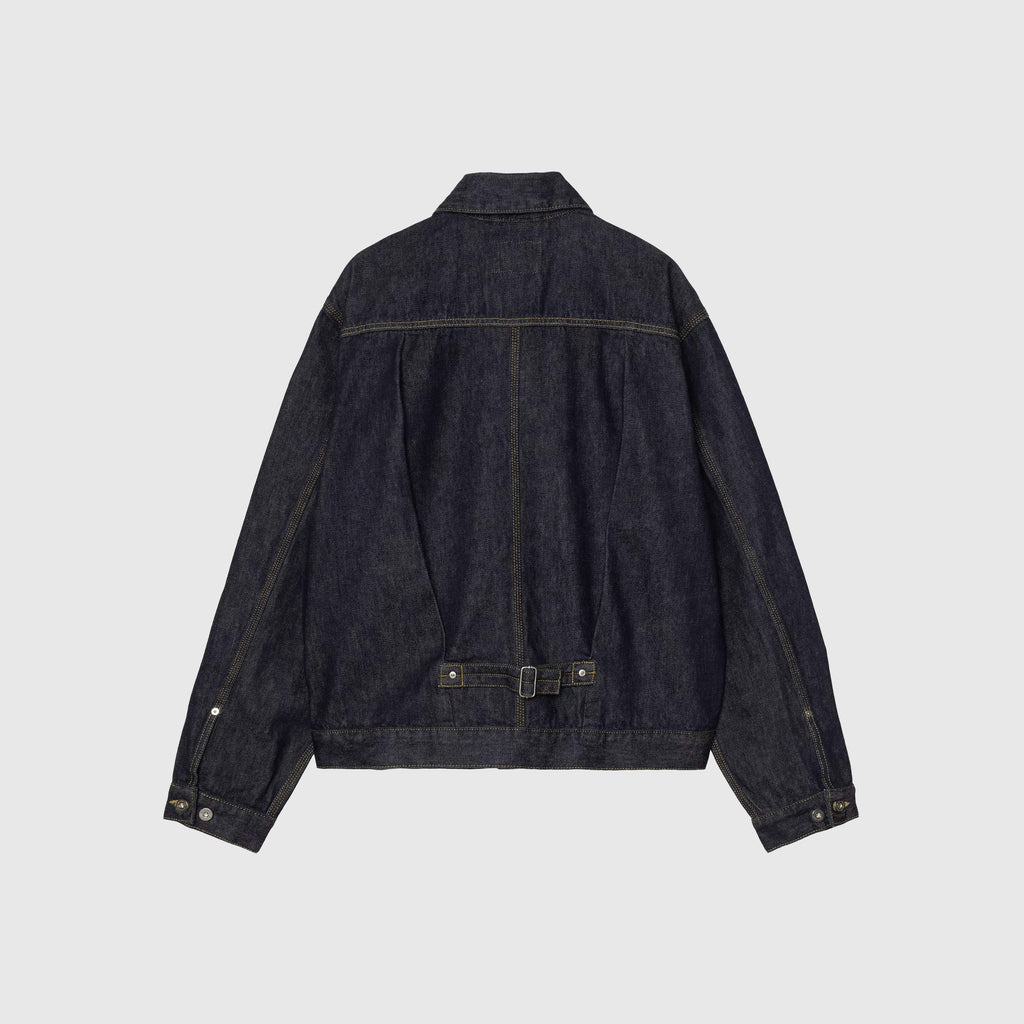 Carhartt WIP Belmar Jacket - Blue Rinsed - Back