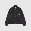 Carhartt WIP Belmar Jacket - Snake Camo / Black Heavy Stone Wash - Front
