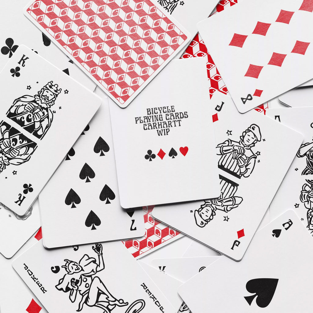 Carhartt WIP Bicycle Playing Cards - Multicolor - Cards Close Up
