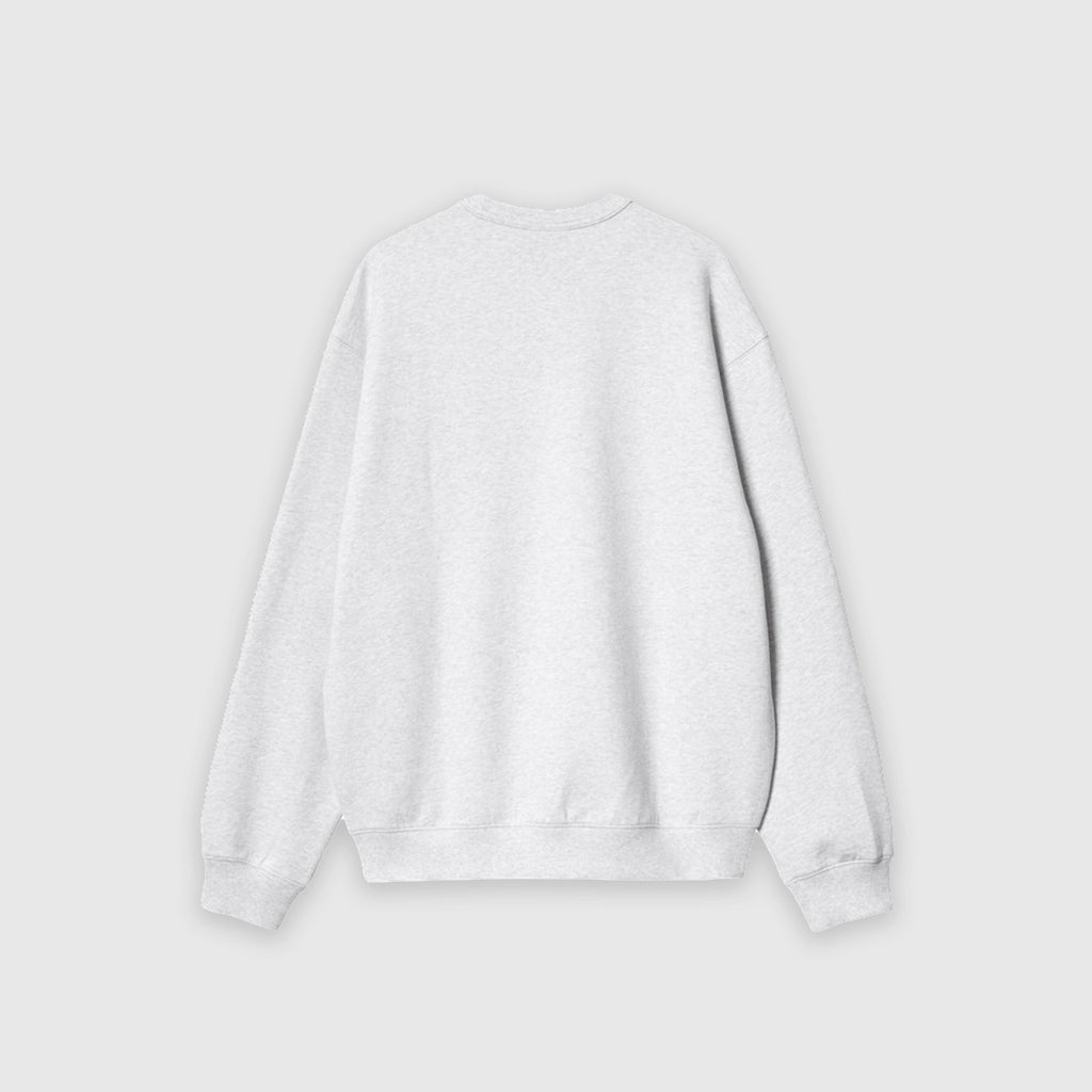 Carhartt WIP Billy Sweat - Ash Heather - Back