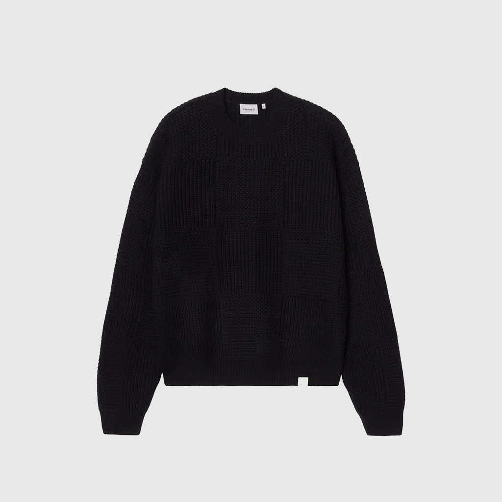 Carhartt WIP Bishop Sweater - Black - Front