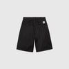 Carhartt WIP Brader Short - Black Rinsed - Back