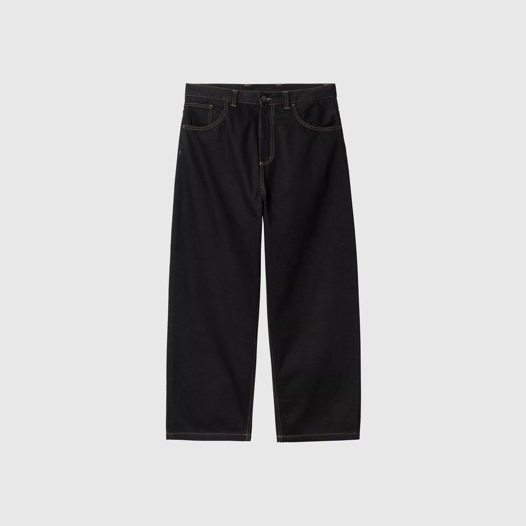Carhartt WIP Brandon Pant - Black Rinsed - Front
