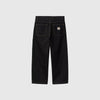 Carhartt WIP Brandon Pant - Black Rinsed - Back