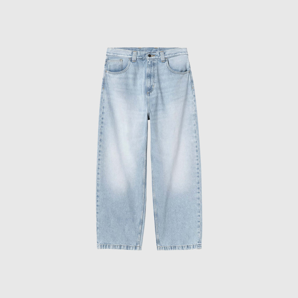 Carhartt WIP Brandon Pant - Blue Heavy Worn Bleached - Front