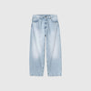 Carhartt WIP Brandon Pant - Blue Heavy Worn Bleached - Front
