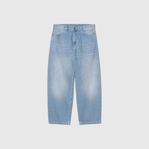 Carhartt WIP Brandon Pant - Blue Light True Washed - Front