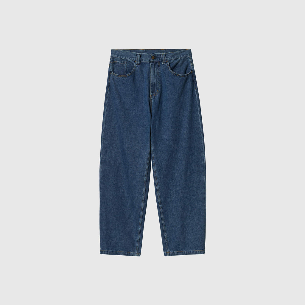 Carhartt WIP Brandon Pant - Blue Stone Washed - Front