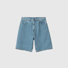 Carhartt WIP Brandon Short - Blue Stone Bleached - Front
