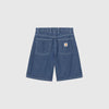 Carhartt WIP Brandon Short - Blue Stone Washed - Back
