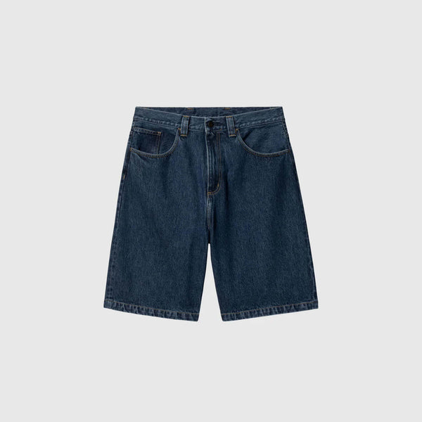 Carhartt WIP Brandon Short - Blue Stone Washed Smith Denim - Front