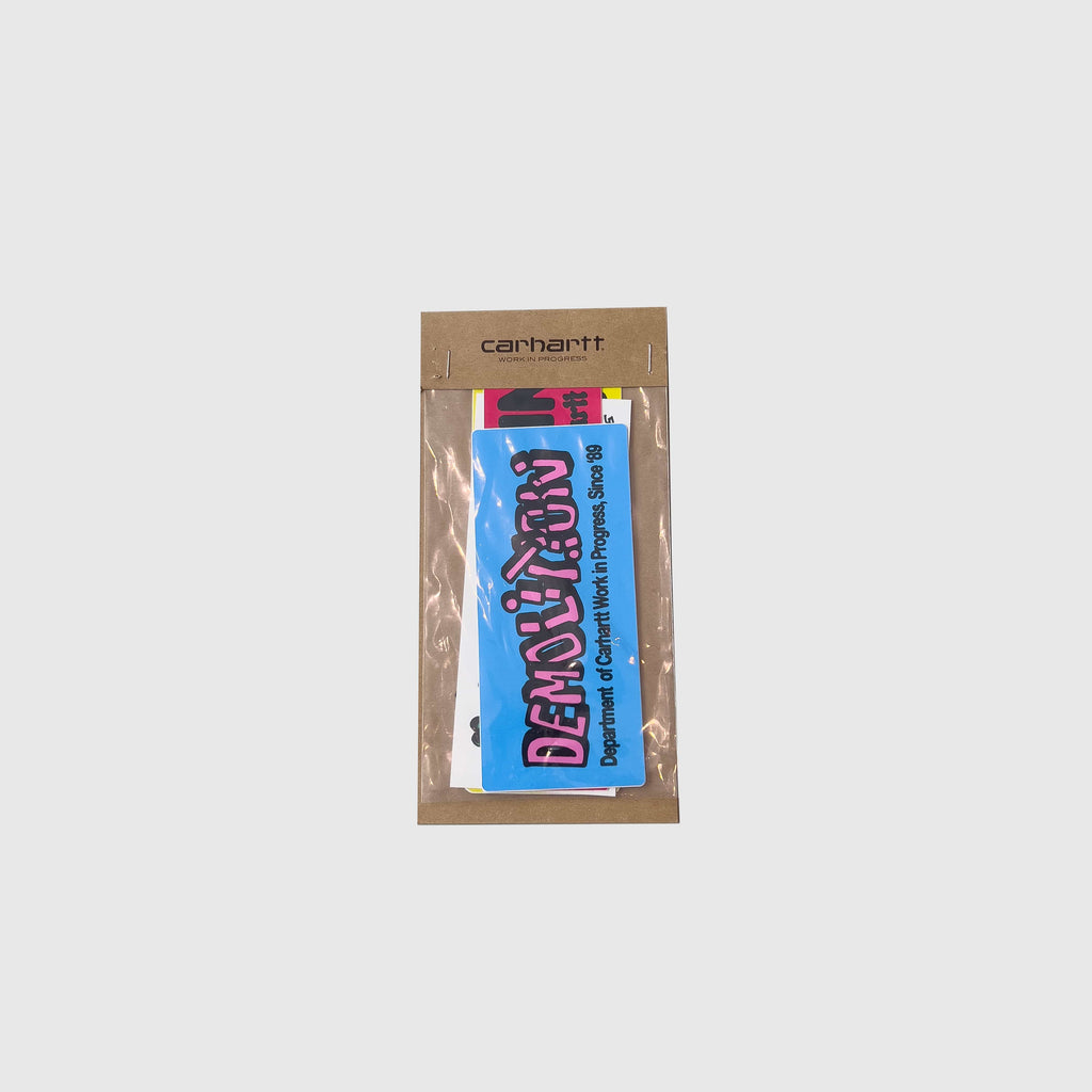 Carhartt WIP Bumper Sticker Pack - Multicolor - Front Of Package