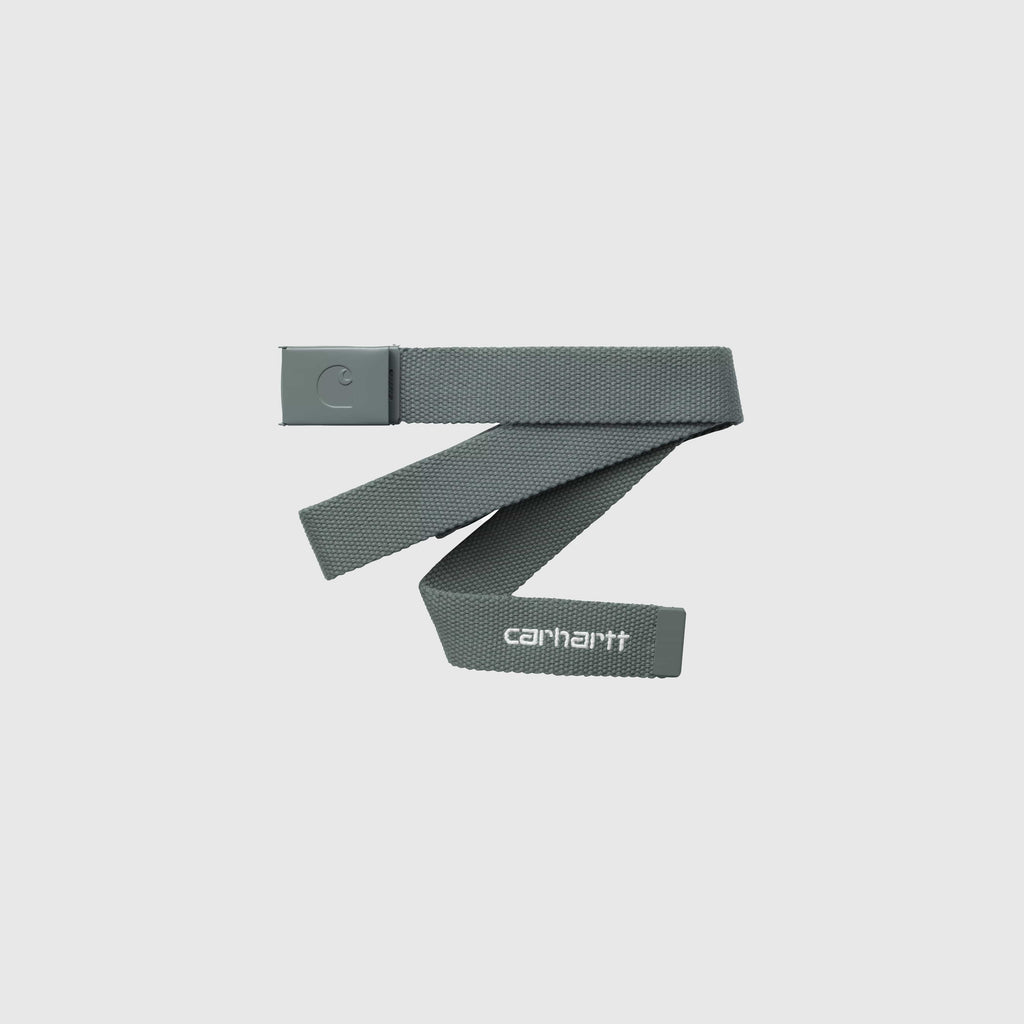 Carhartt WIP C-Logo Belt Tonal - Velvet Green / White - Front