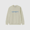 Carhartt WIP Carhartt Sweat - Beryl / Sorrent - Front