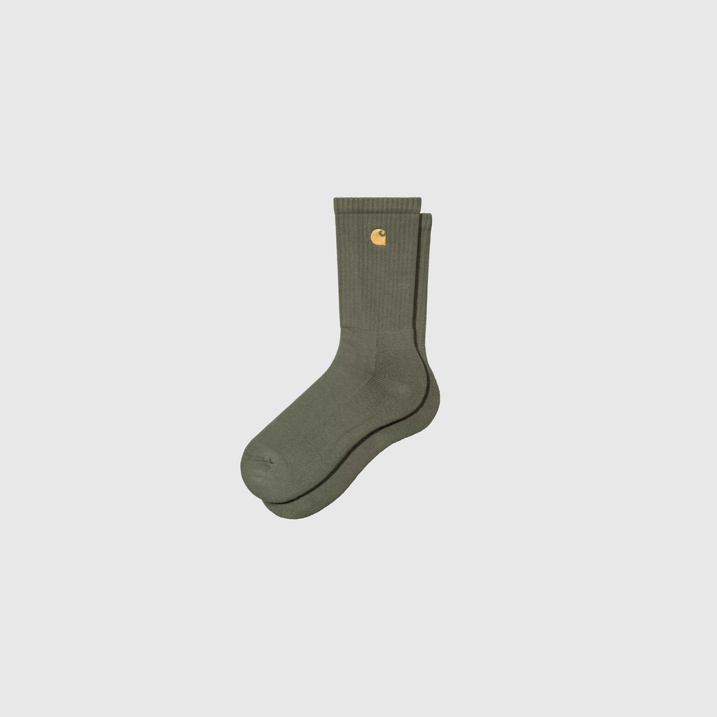 Carhartt WIP Chase Socks - Leaf / Gold