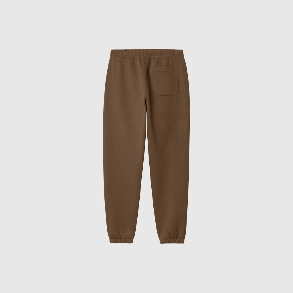 Carhartt WIP Chase Sweat Pant - Chocolate / Gold - Back