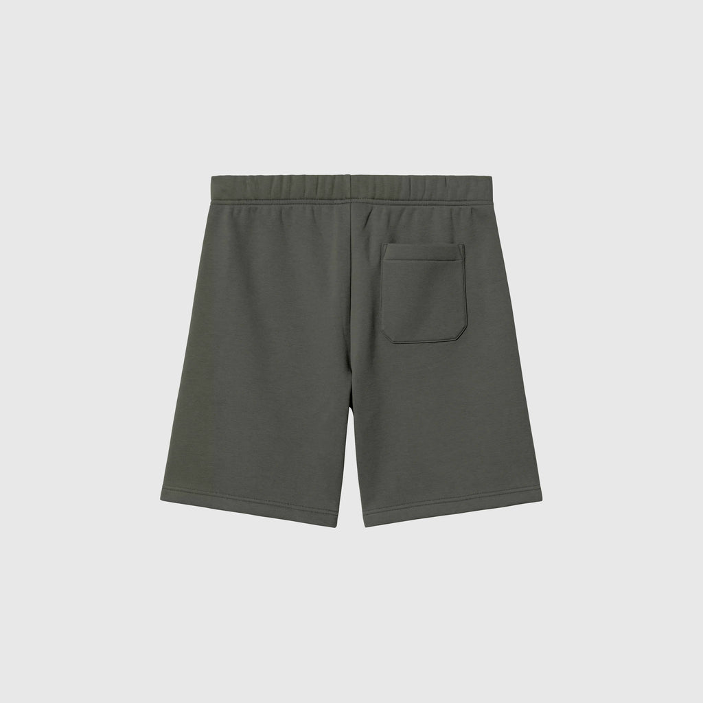 Carhartt WIP Chase Sweat Short - Leaf / Gold - Back