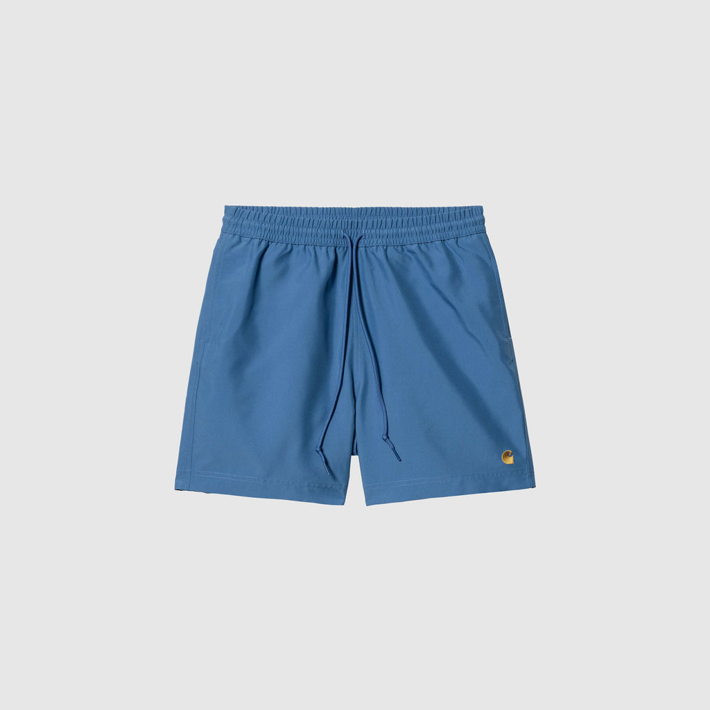 Carhartt WIP Chase Swim Trunks - Acapulco / Gold - Front