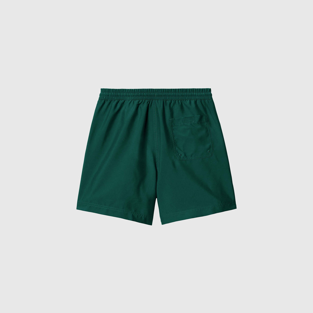 Carhartt WIP Chase Swim Trunks - Chervil / Gold - Back
