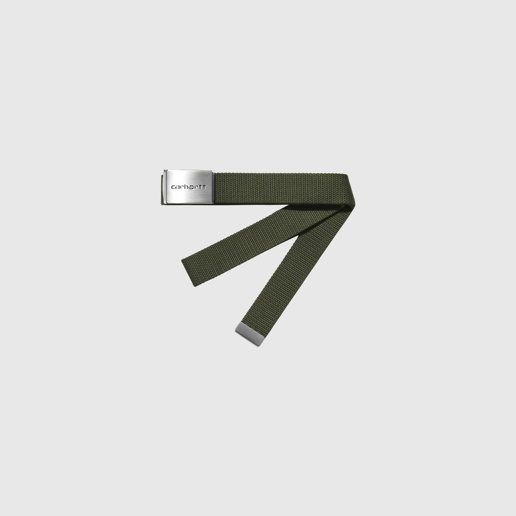 Carhartt WIP Clip Belt Chrome - Office Green