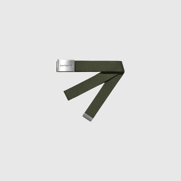 Carhartt WIP Clip Belt Chrome - Office Green
