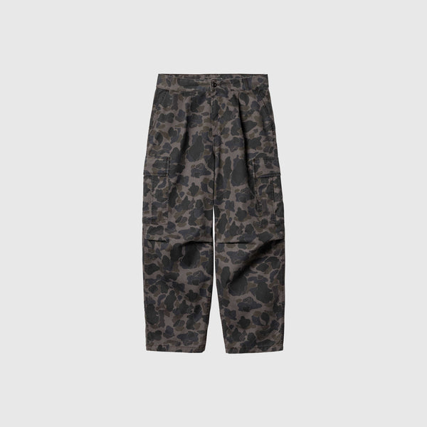 Carhartt WIP Cole Cargo Pant - Camo Duck / Grey Stone Washed - Front