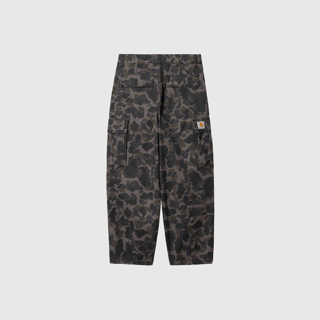 Carhartt WIP Cole Cargo Pant - Camo Duck / Grey Stone Washed - Back