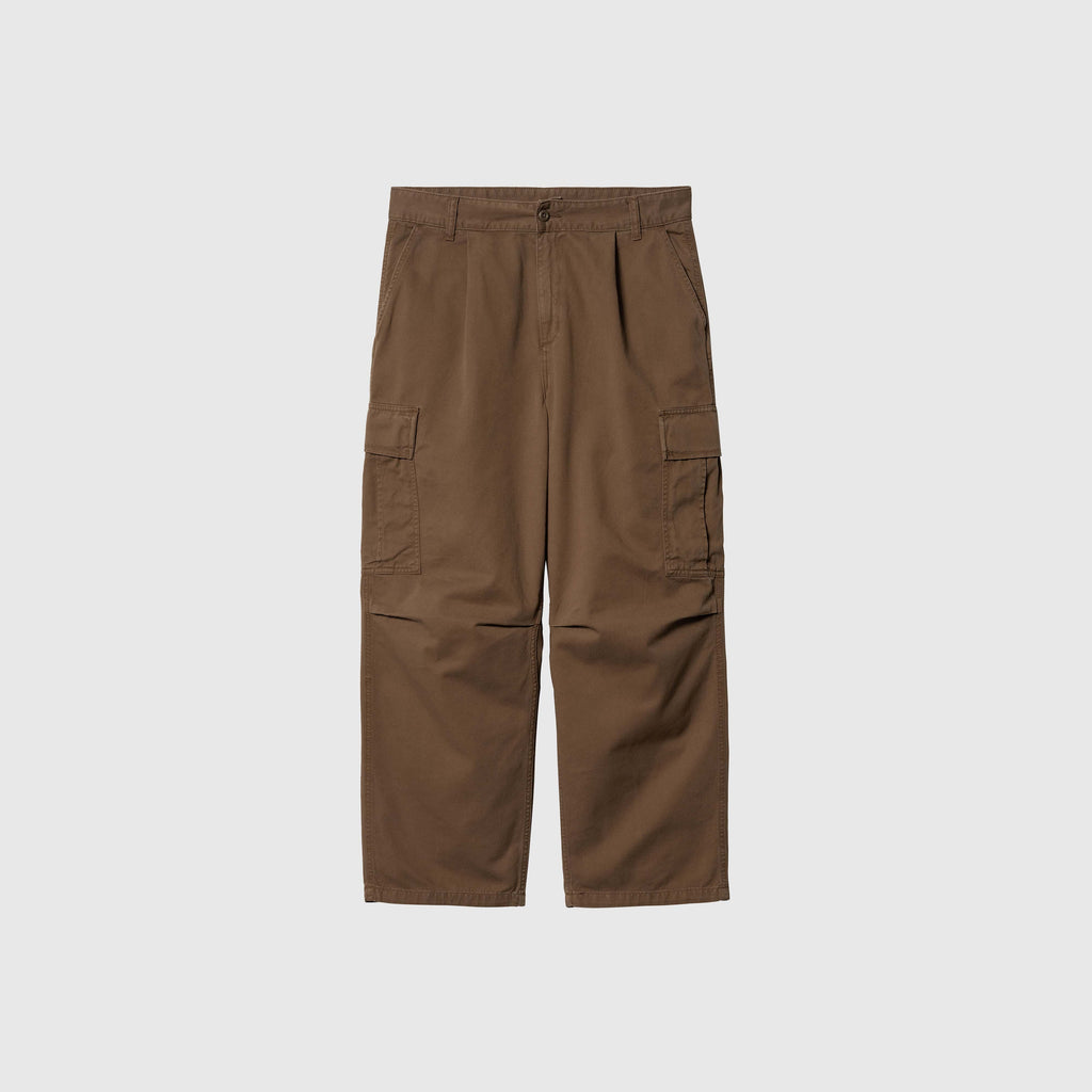 Carhartt WIP Cole Cargo Pant - Chocolate Garment Dyed - Front