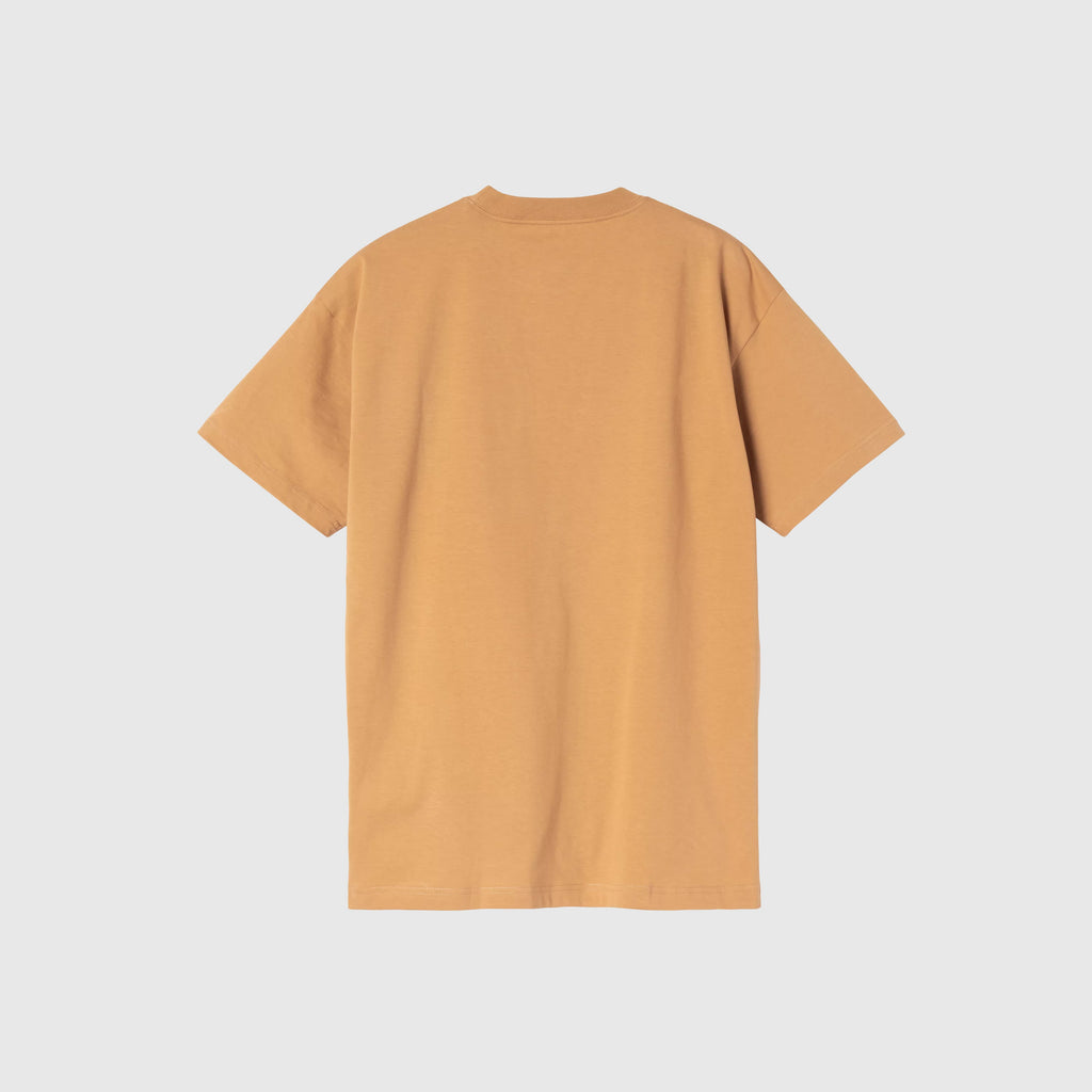 Carhartt WIP Column T-Shirt - WIP Dusty H - Back