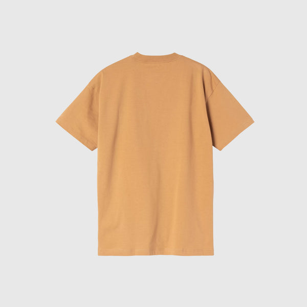 Carhartt WIP Column T-Shirt - WIP Dusty H - Back