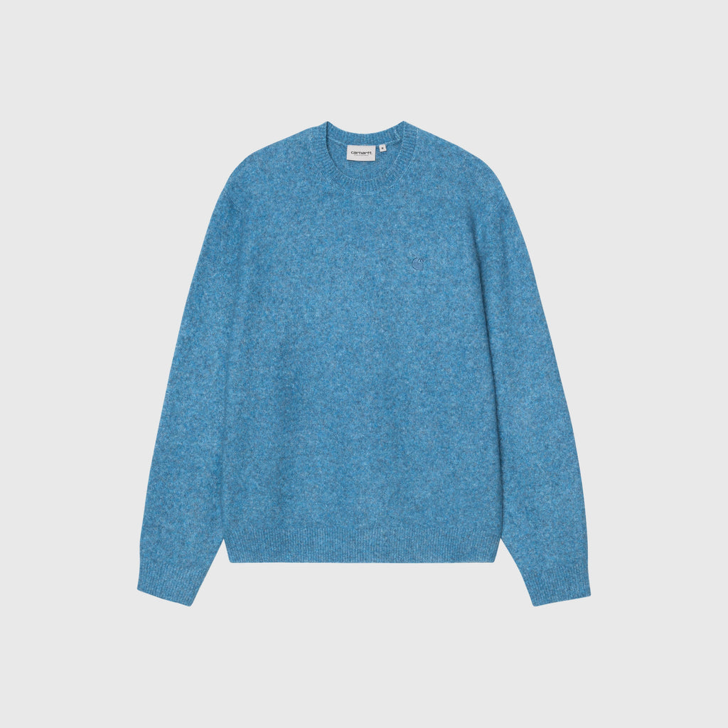 Carhartt WIP Curtis Sweater - Tangled Angelite - Front