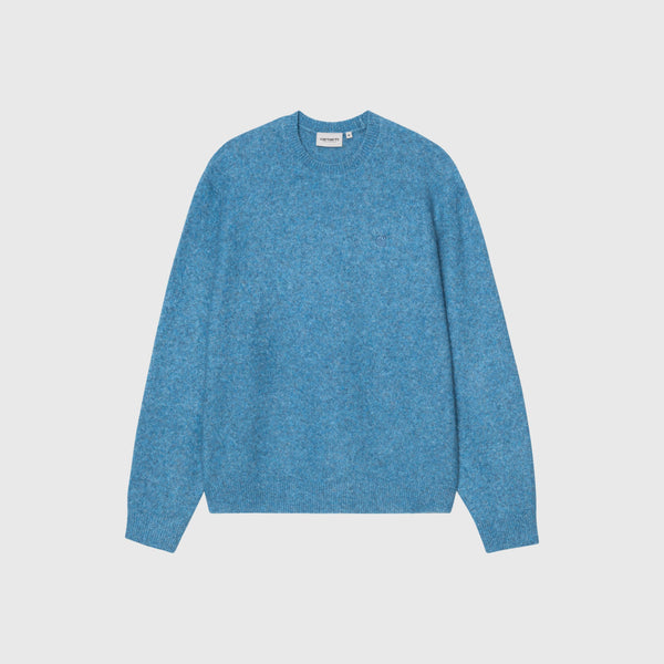 Carhartt WIP Curtis Sweater - Tangled Angelite - Front